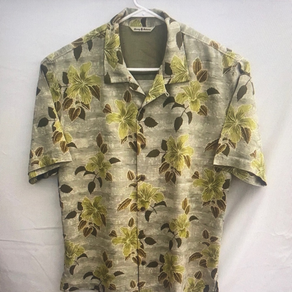 Men's Green Floral Shirt
